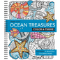 Color & Frame - Ocean Treasures (Adult Coloring Book) - Spiral