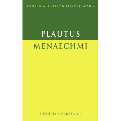 Plautus: Menaechmi - Paperback