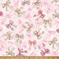 Blush Bows Soiree 43"/44" Fabric Per Yard