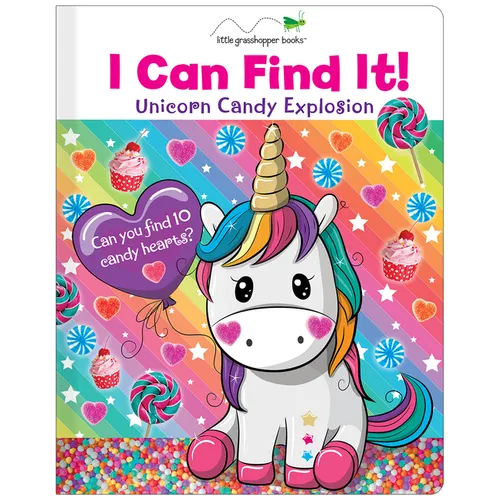 I Can Find It! Unicorn Candy Explosion (Large Padded Board Book) - Board Book