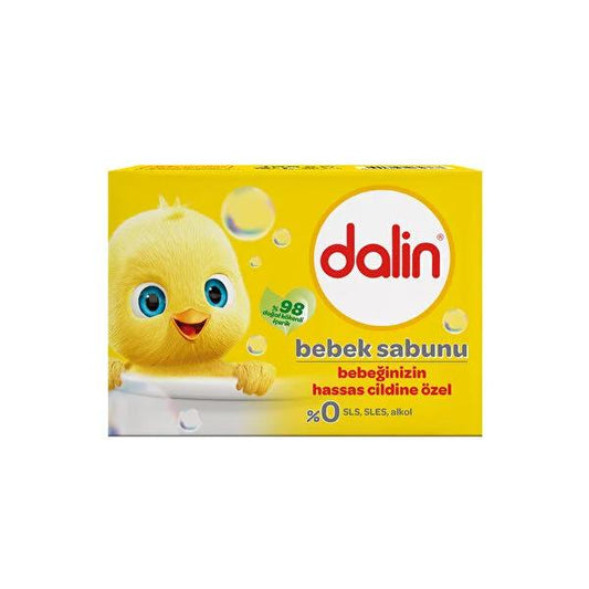 Dalin Baby Soap - Gentle, Hypoallergenic, Dermatologically Tested - 100g
