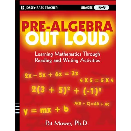 Pre-Algebra Out Loud - Paperback