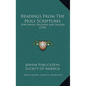Readings From The Holy Scriptures: For Jewish Soldiers And Sailors (1918) - Paperback