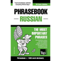 English-Russian phrasebook and 1500-word dictionary - Paperback