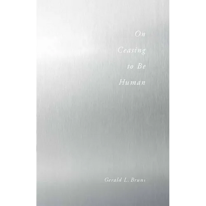 On Ceasing to Be Human - Paperback