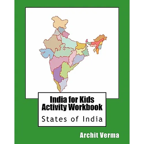 India for Kids Activity Workbook: States of India - Paperback