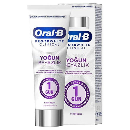 Oral-B Pro 3D White Clinical Intensive Whitening Toothpaste for Sensitive Teeth - 2.54 fl oz