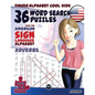 36 Word Search Puzzles with The American Sign Language Alphabet: Cool Kids Volume 03: Adverbs - Paperback