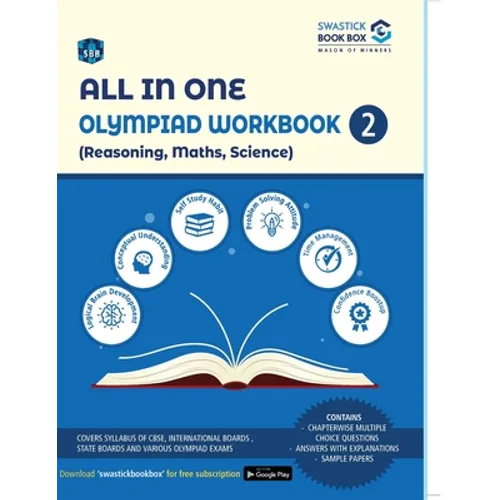 All in One Olympiad Workbook for Reasoning, Maths & Science - Class 2 - Paperback
