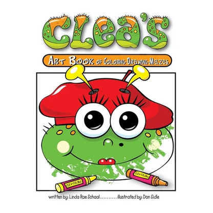 Clea's Art Book of Coloring Drawing Mazes - Paperback