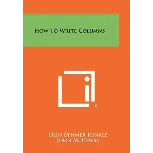 How to Write Columns - Paperback
