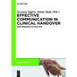 Effective Communication in Clinical Handover: From Research to Practice - Paperback