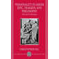 Personality in Greek Epic, Tragedy, and Philosophy: The Self in Dialogue - Paperback