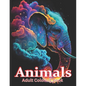 Animals Adult Coloring Book: Stress Relieving Animal Coloring Book - Paperback