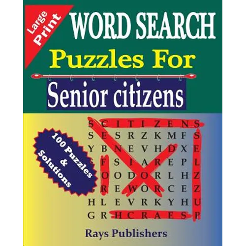 WORD SEARCH Puzzles for Senior Citizens (Large Print) - Paperback