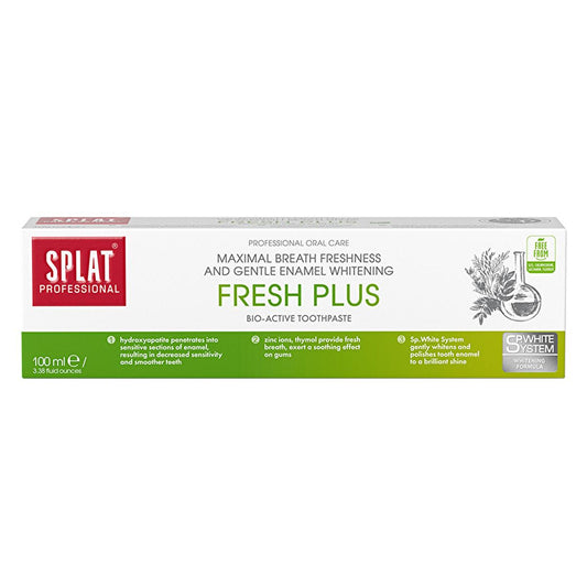 Splat Fresh Plus Toothpaste - Hydroxyapatite Whitening & Sensitive Teeth Care