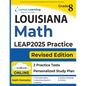 LEAP Test Prep: 8th Grade Math Practice Workbook and Full-length Online Assessments: LEAP Study Guide - Paperback