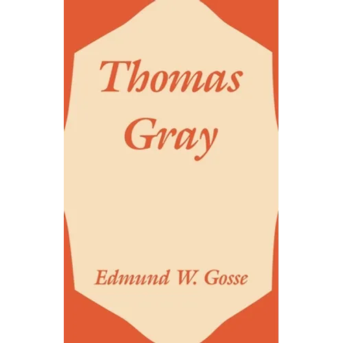 Thomas Gray - Paperback