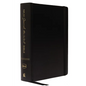 NKJV, Journal the Word Bible, Large Print, Hardcover, Black, Red Letter Edition: Reflect, Journal, or Create Art Next to Your Favorite Verses - Hardcover