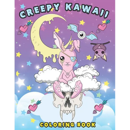 Creepy Kawaii Coloring book: Kawaii Coloring Book - Paperback