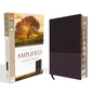 Amplified Study Bible, Imitation Leather, Purple, Indexed - Imitation Leather