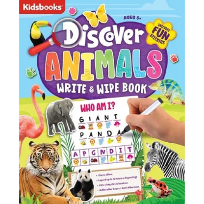 Discover Animals Activity Book - Spiral