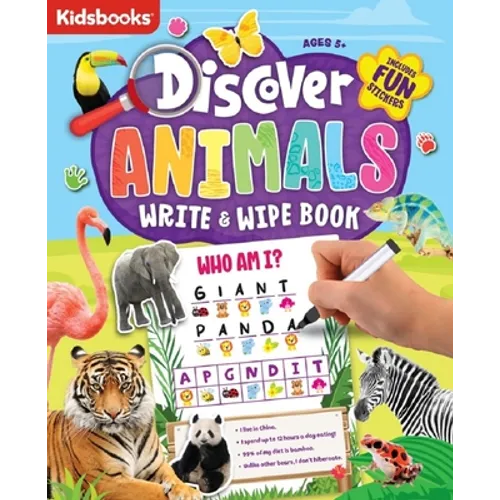 Discover Animals Activity Book - Spiral