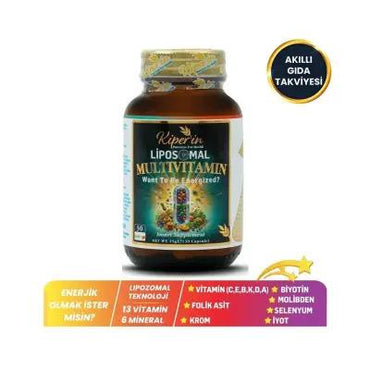 Kiperin Lipozomal Multivitamin Supplement for Skin, Hair, and Nail Health - 30 Capsules