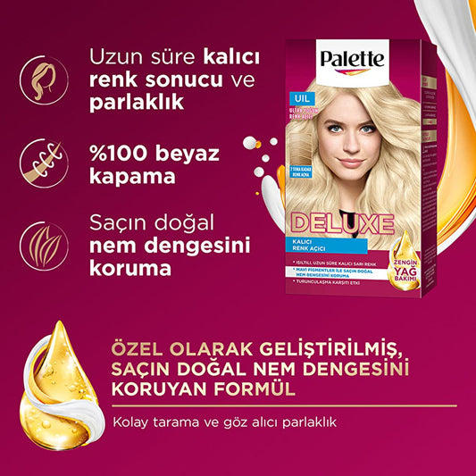 Palette Deluxe Hair Dye - Intense, Long-Lasting Color with Nourishing Properties