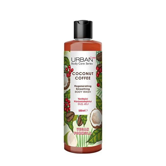 Urban Care Coconut Coffee Shower Gel - Moisturizing Body Wash with Natural Ingredients & Long-Lasting Fragrance