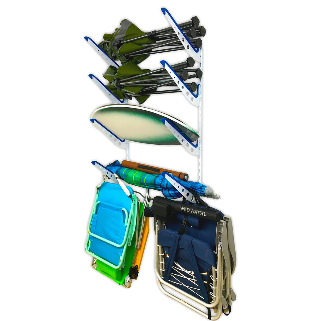 Beach Chair & Gear Storage Rack | Adjustable XSR | 4 Levels