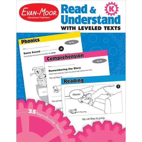 Read and Understand with Leveled Texts, Kindergarten Teacher Resource - Paperback