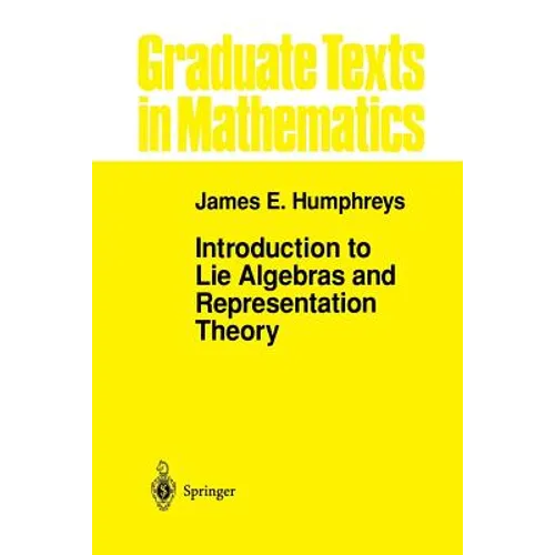 Introduction to Lie Algebras and Representation Theory - Paperback