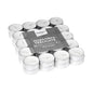 Rubin Licht Odorless Paraffin Candles - 40 Pack, Long-Lasting & Smokeless