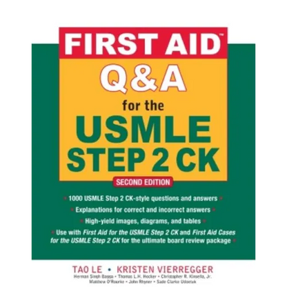 First Aid Q&A for the USMLE Step 2 Ck, Second Edition - Paperback