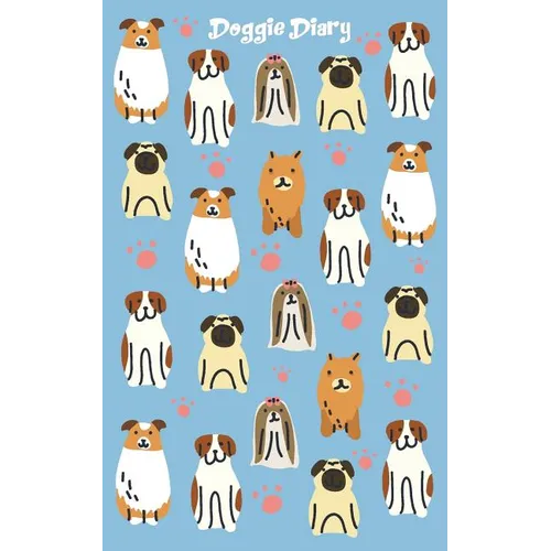 Doggie Diary: A Dog Lovers Diary: 80 Sheets/160 Pages, 5 x 8 Notebook for Kids - Paperback