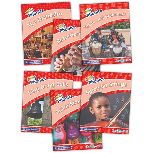 Jolly Phonics Readers Level 1, Our World: In Print Letters (American English Edition) - Paperback