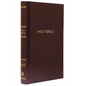 NKJV, Pew Bible, Hardcover, Burgundy, Red Letter Edition - Hardcover