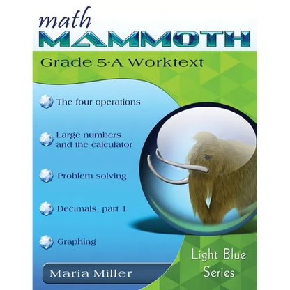 Math Mammoth Grade 5-A Worktext - Paperback