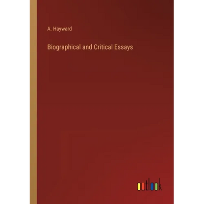 Biographical and Critical Essays - Paperback