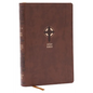 Nrsvce Sacraments of Initiation Catholic Bible, Brown Leathersoft, Comfort Print - Imitation Leather