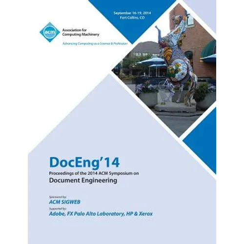 DocEng14 14th ACM SIGWEB International Symposium on Document Engineering - Paperback
