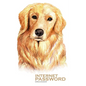 Internet Password Organizer: Golden Retriever Dog (Password Log Book) - Paperback