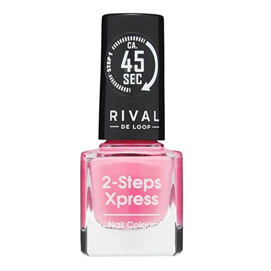 Rival de Loop 2 Steps Xpress Nail Polish: #17 - High Coverage, Quick Dry, Long Lasting Color & Shine (8ml/0.27 fl oz)