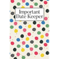 Important Date Keeper: Dots - Paperback