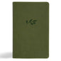 NASB Single-Column Personal Size Bible, Olive Leathertouch - Imitation Leather