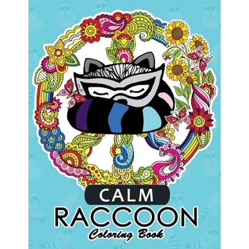 Calm Raccoon Coloring Book for Adults - Paperback
