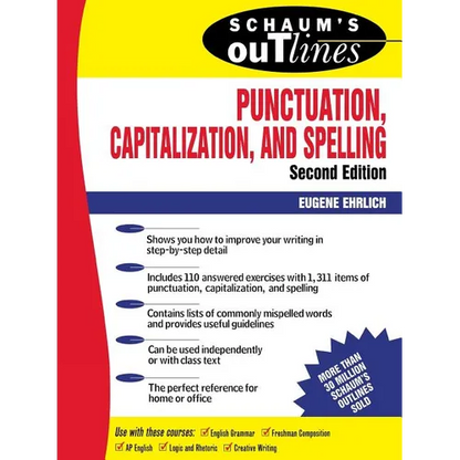 Schaum's Outline of Punctuation, Capitalization & Spelling - Paperback