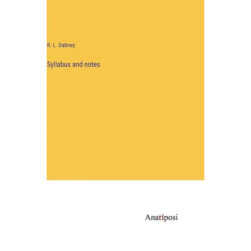 Syllabus and notes - Hardcover