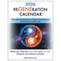 ReGENEration Calendar 2026: Your Super Consciousness Awakening Practice Time (Moon in Sun Sign) - Paperback